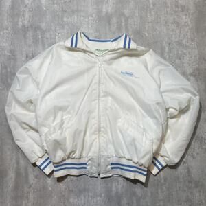 Vintage True Vintage White and Blue Work Jacket